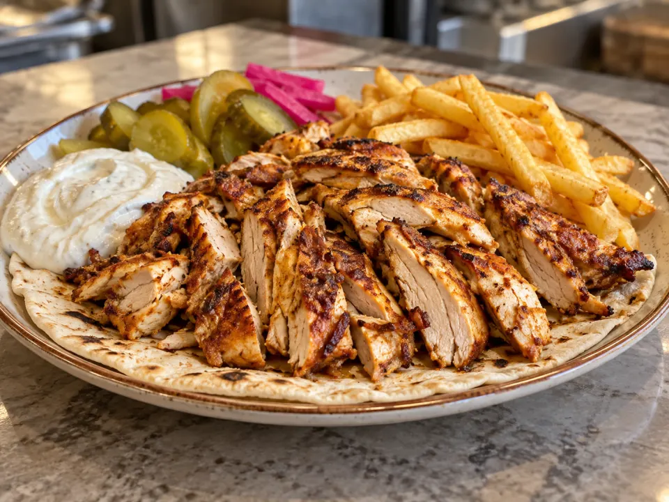 Editorial representation of Arabic Shawarma