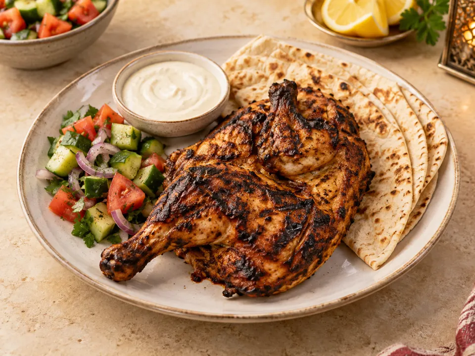 Editorial representation of Chicken Charcoal