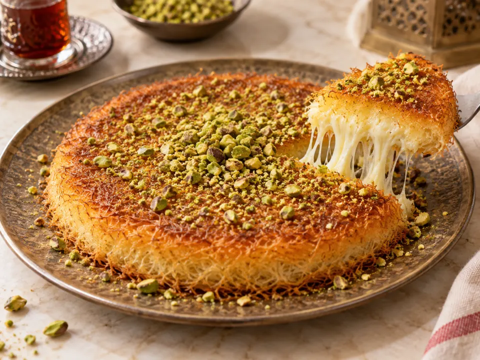 Editorial representation of Kunafa