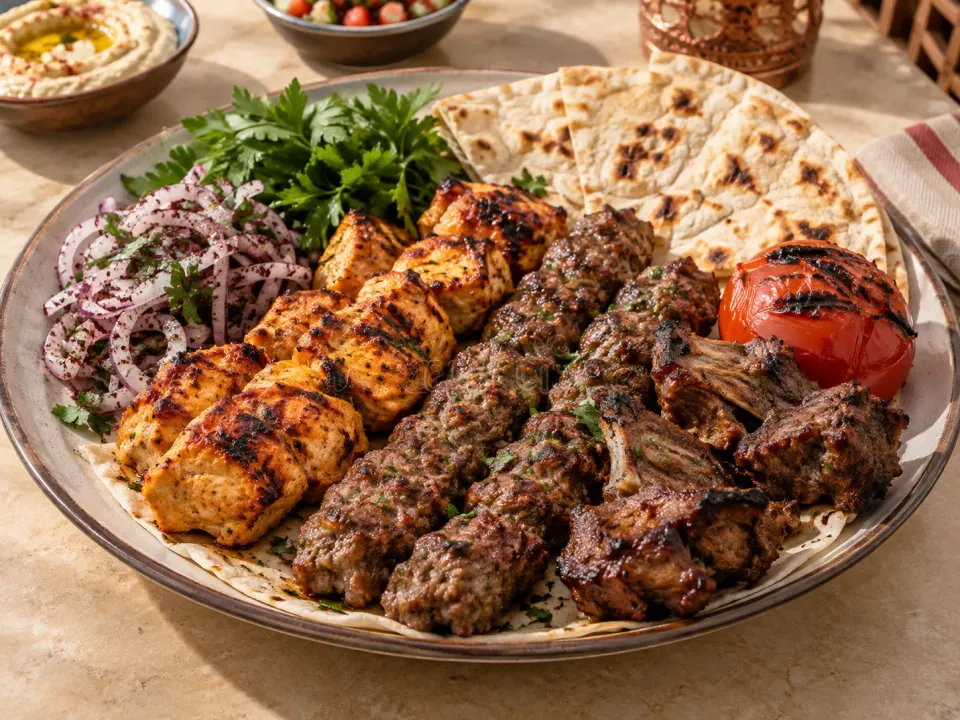 Editorial representation of Mixed Grill
