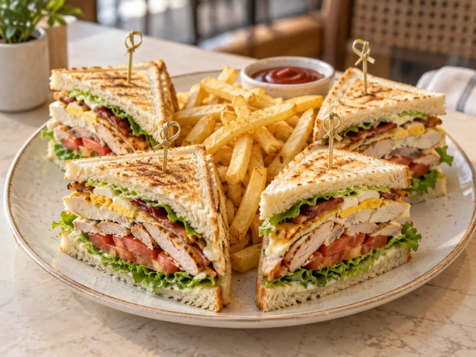 Editorial representation of Special Club Sandwich